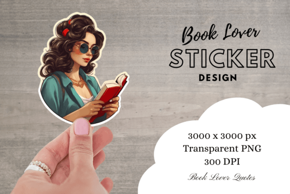 Download Girl Reading - Book Lover Sticker Png - Book lover sticker png Collection