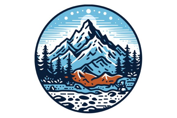 Download Beautiful Mountain Clipart Design - Premium Resources