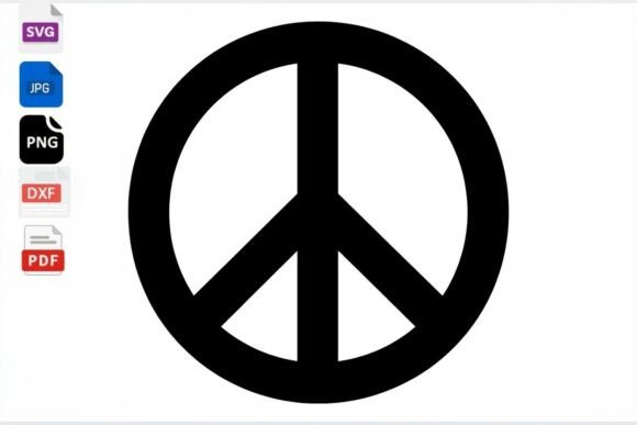 Download Peace Sign SVG PNG DXF PDF Digital - Peace sign svg Collection