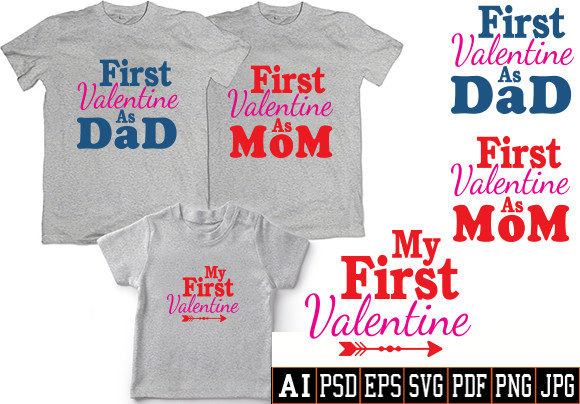 Download Valentine Family DAD,MOM,BABY Tshirt Svg - Premium Resources