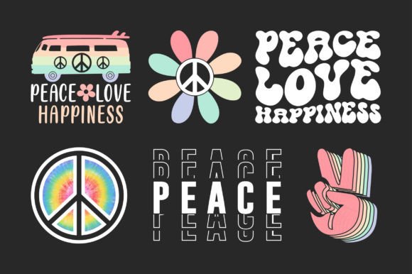 Download Peace Sign SVG Sublimation Shirt Bundle - Peace sign svg Collection