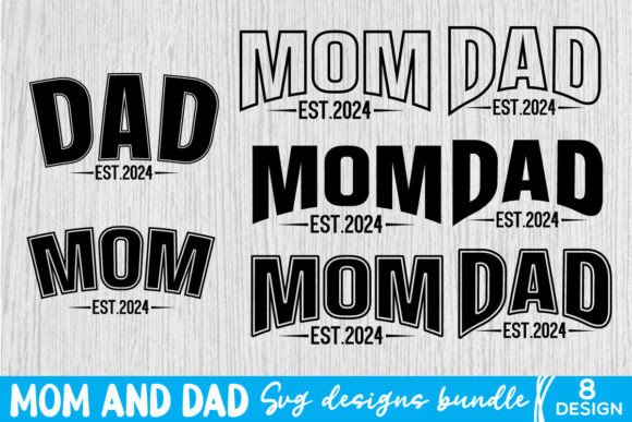 Download Dad and Mom Svg Design Bundle,Dad Png - Mom svg design Collection