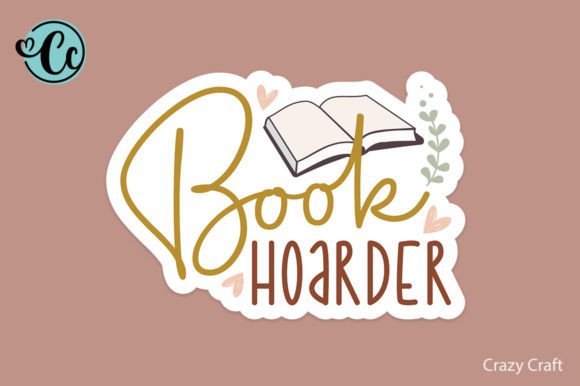Download Book Hoarder, Book Lover Sticker Png - Book lover sticker png Collection